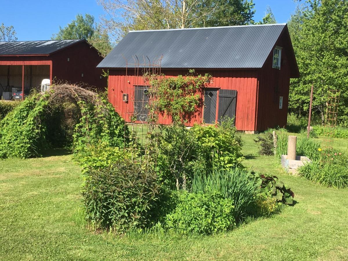 Liten Stuga Mitt I Naturen Pa Kinnekulle Hallekis Exterior photo